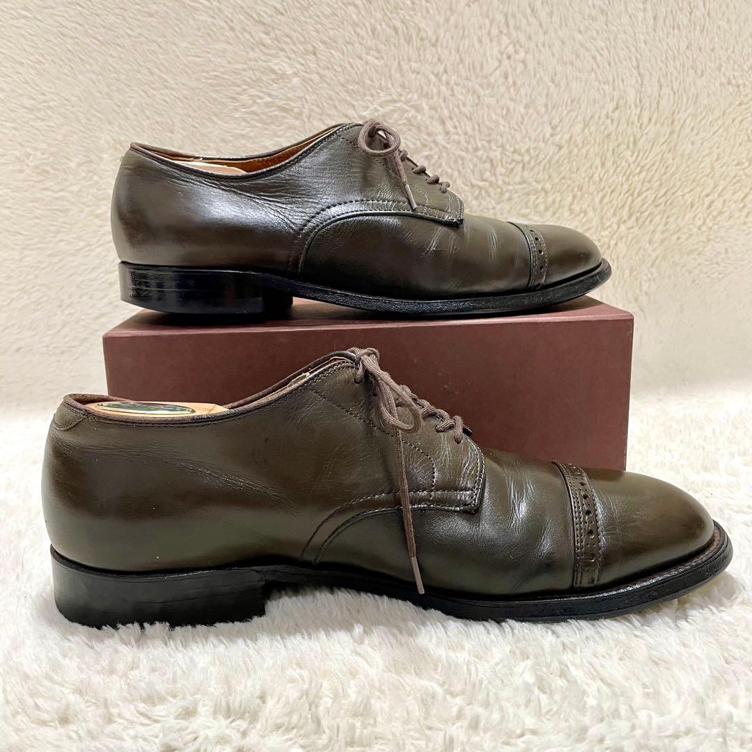 希少 ALDEN オールデン キャップトゥ 559917 カーフ ダークブラウン