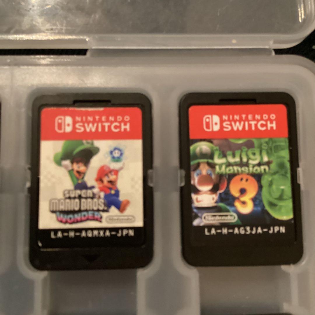 スーパーマリオ 任天堂 switchゲームソフトまとめ売り7点 保護ケース付き