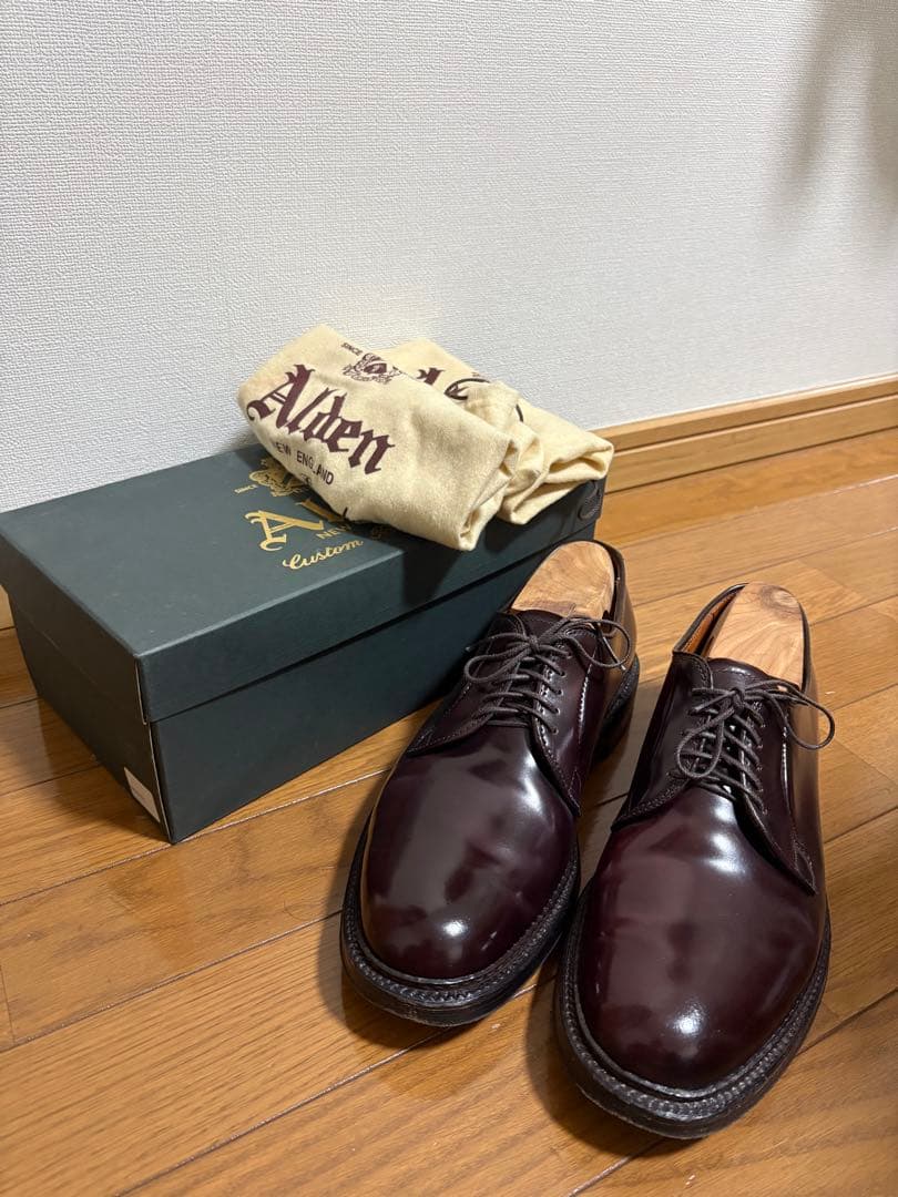 【美品】Alden990 8D コードバン