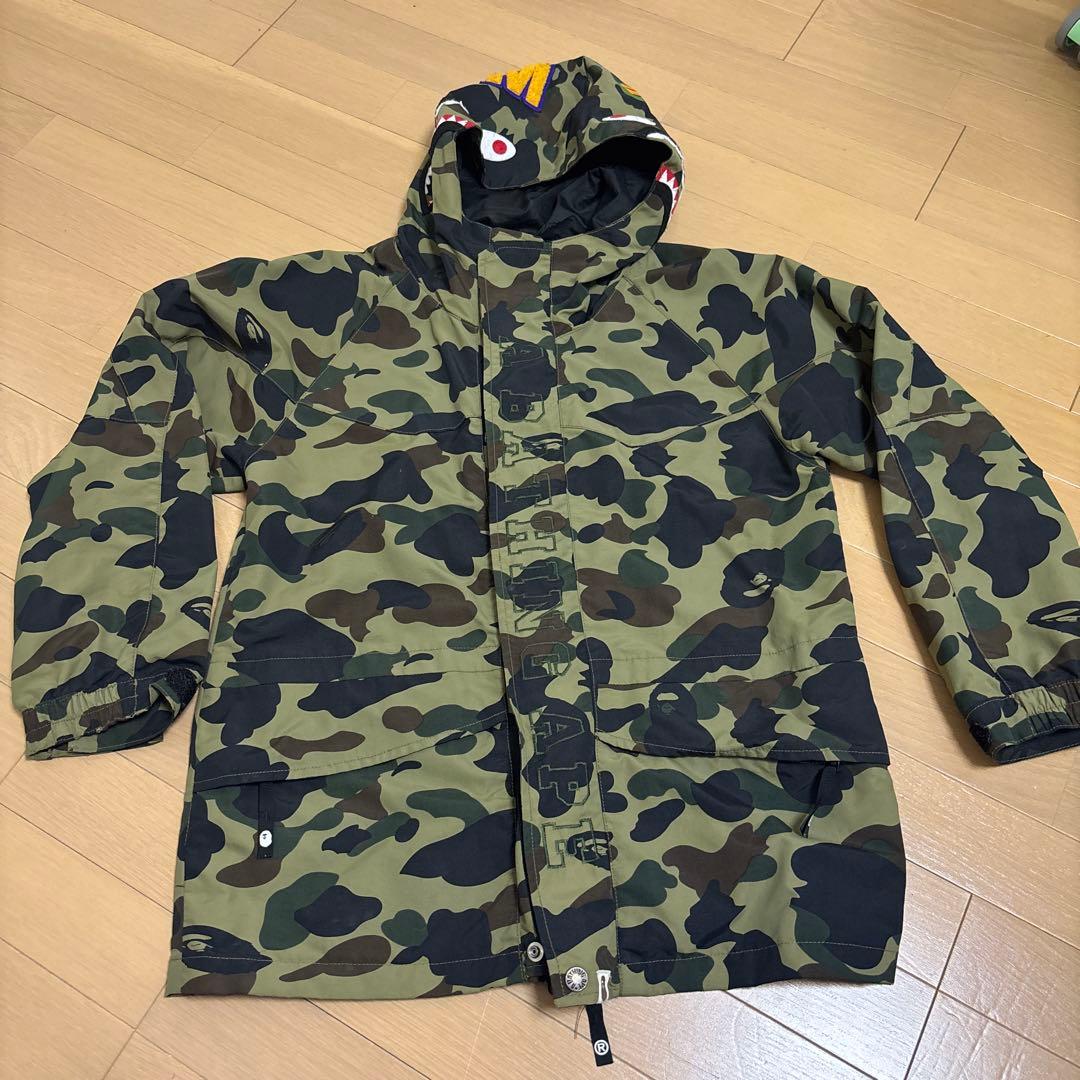 BAPE KIDS 迷彩スノボードジャケット 150