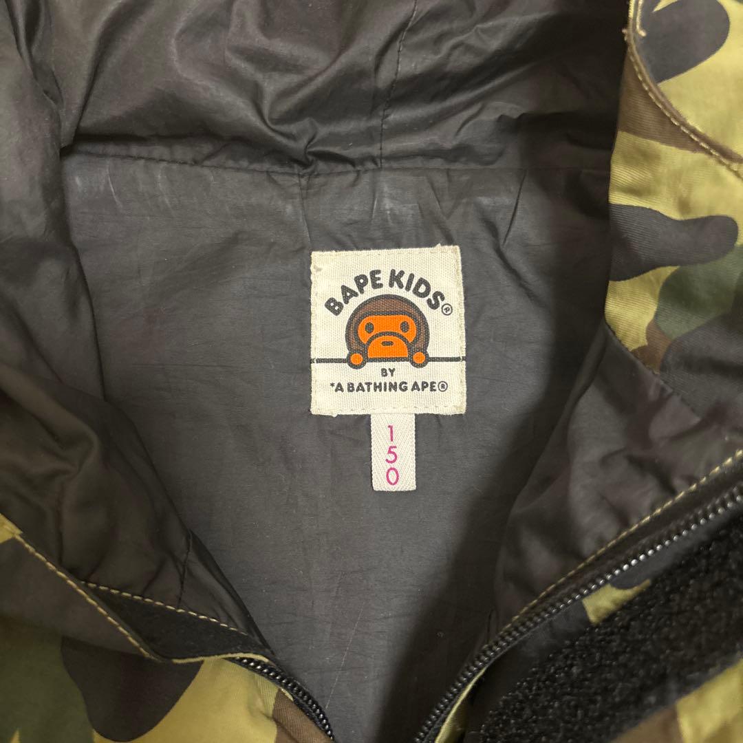 BAPE KIDS 迷彩スノボードジャケット 150