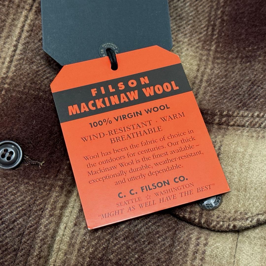 新品25AW FILSON マッキーノクルーザー ブラウンオンブレー アメリカ製