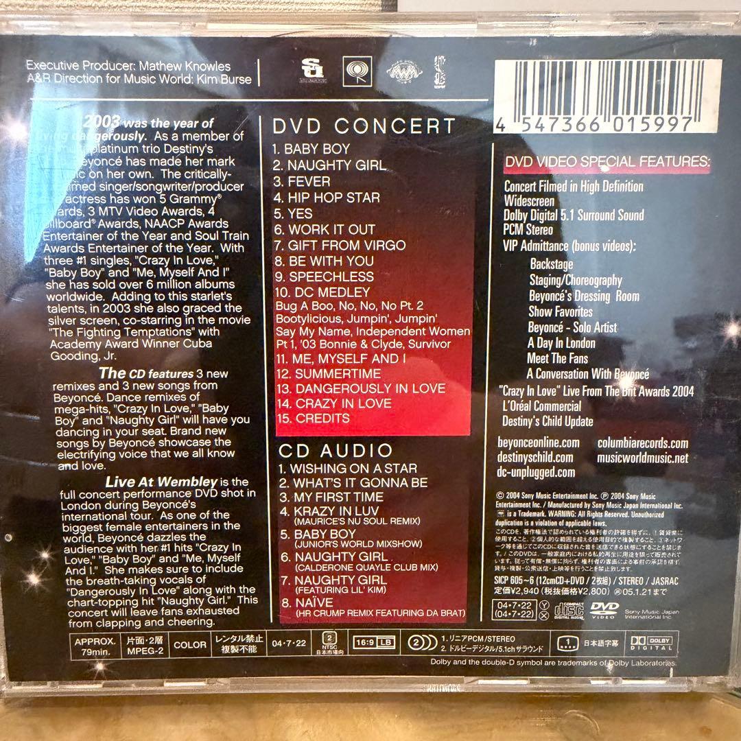ミュージック Beyonce Live at Wembley DVD CD