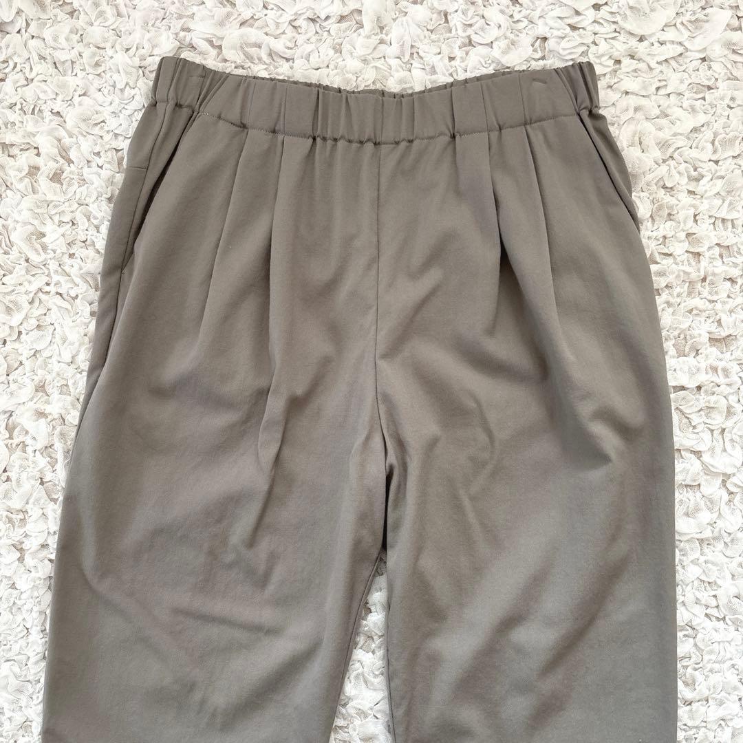 evam eva エヴァムエヴァ WOOL TUCK PANTS