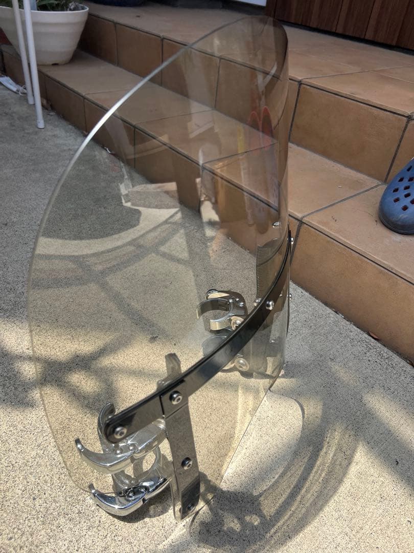 値下げ‼️ハーレーダビッドソン　ワンタッチ　純正スクリーンシールド　49mm対応