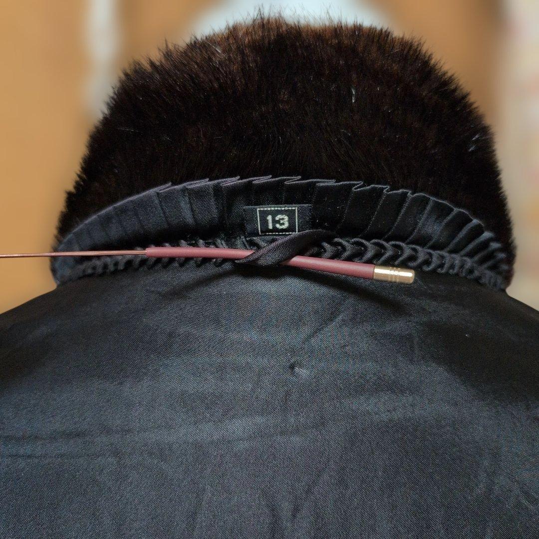 ✨デミバフミンクファー コート 着丈109cm 13号(XL) 逆毛仕立