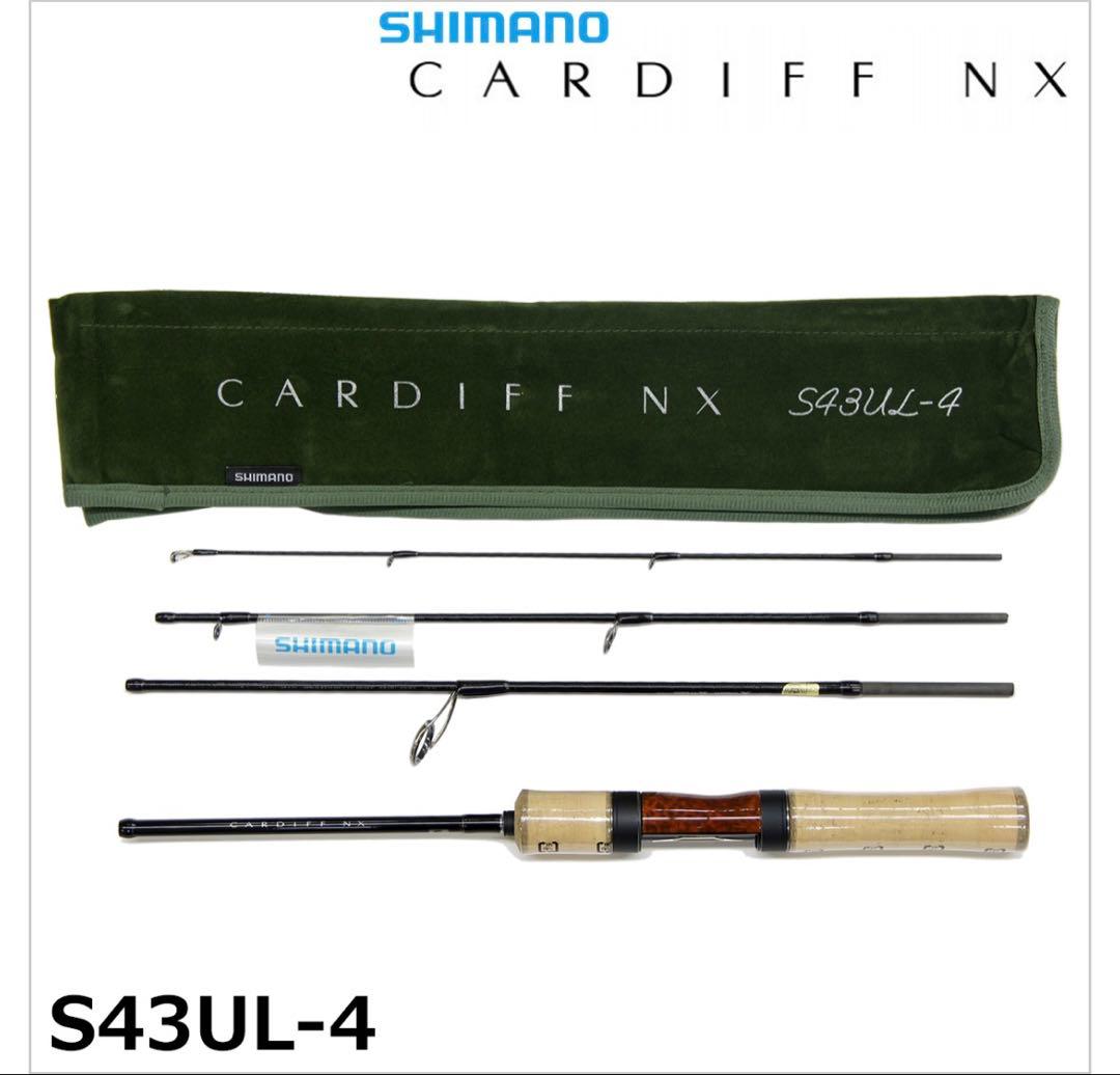 未使用 SHIMANO CARDIFF NX S43UL-4 トラウトロッド