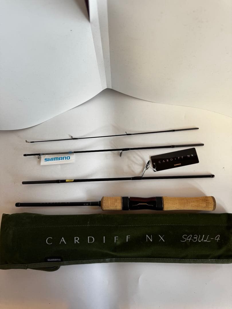 未使用 SHIMANO CARDIFF NX S43UL-4 トラウトロッド