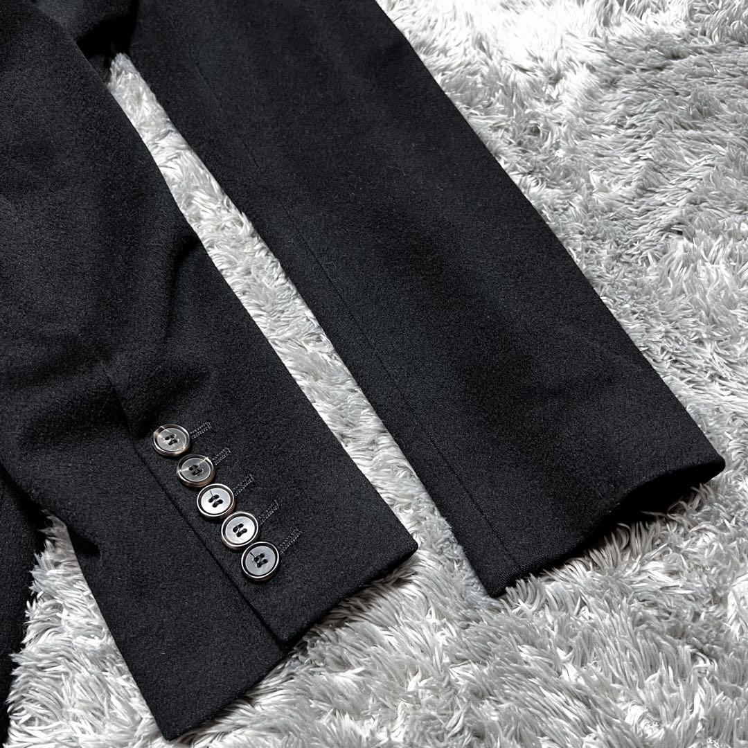 ロロピアーナ　レディース　ウール　チェスターコート　ブラック　L相当　美品