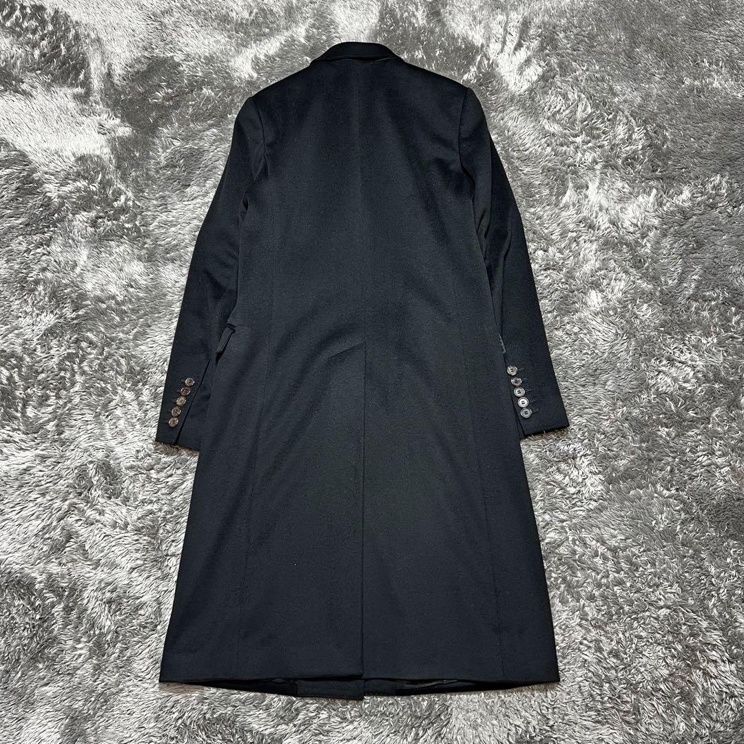 ロロピアーナ　レディース　ウール　チェスターコート　ブラック　L相当　美品