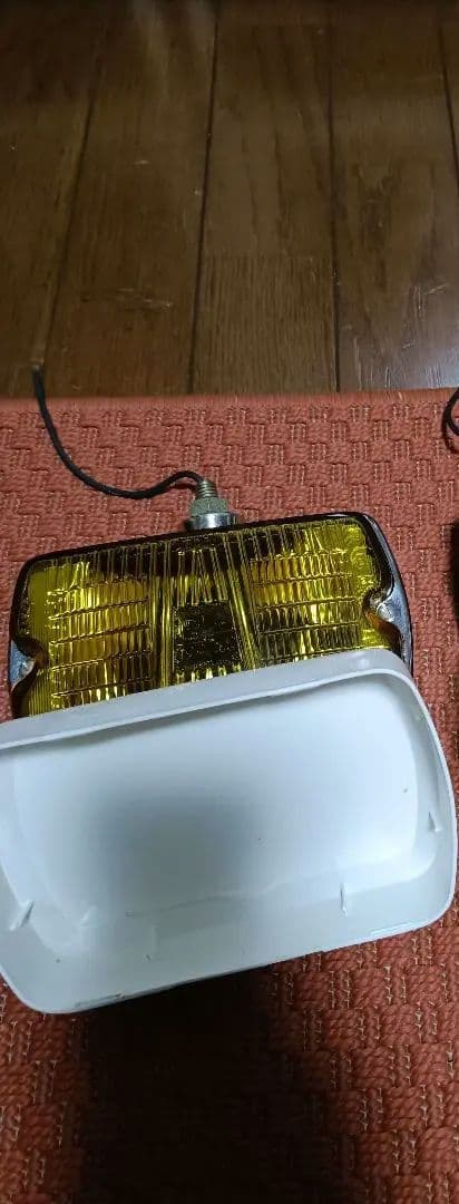 専用出品CIBIE イエロー角フォグライト 1個カバー付き　シビエ