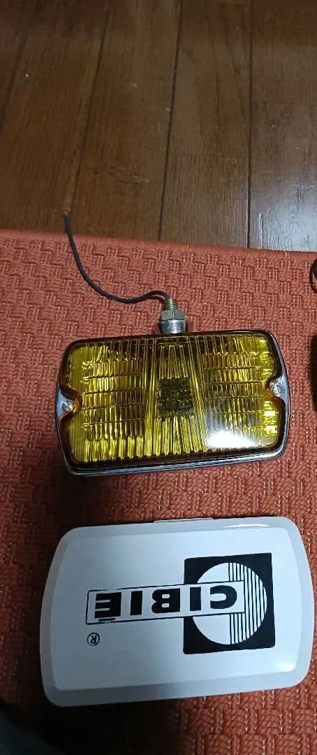 専用出品CIBIE イエロー角フォグライト 1個カバー付き　シビエ