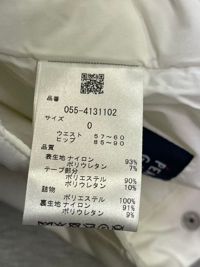 PEARLY GATES ホワイトパンツ PGロゴ　中綿　冬ゴルフ