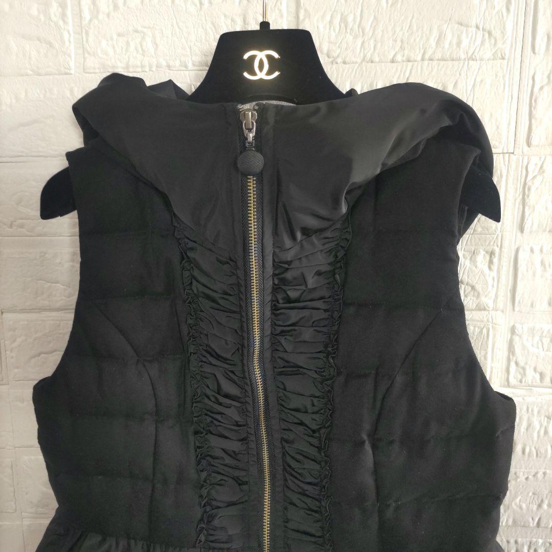 極美品✨TOBECHIC　トゥービーシック　ペプラム　ダウンベスト　フリル