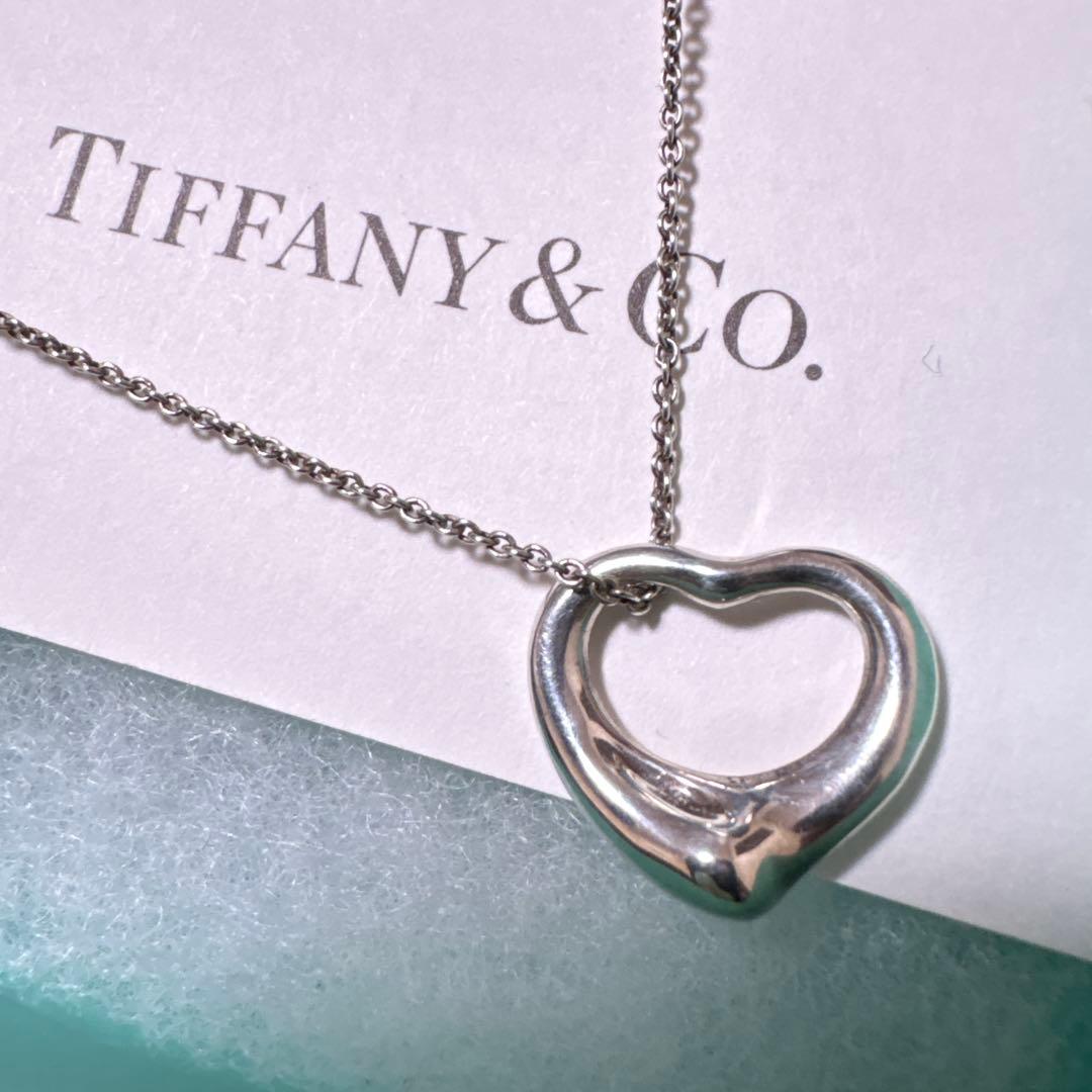 ティファニー　オープンハート　ネックレス　TIFFANY&CO.