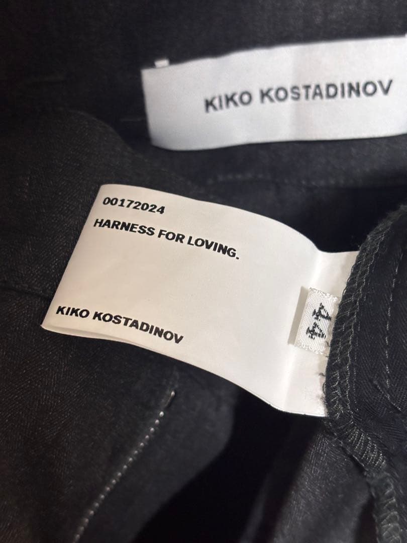パンツ kiko kostadinov 24aw dana trouser