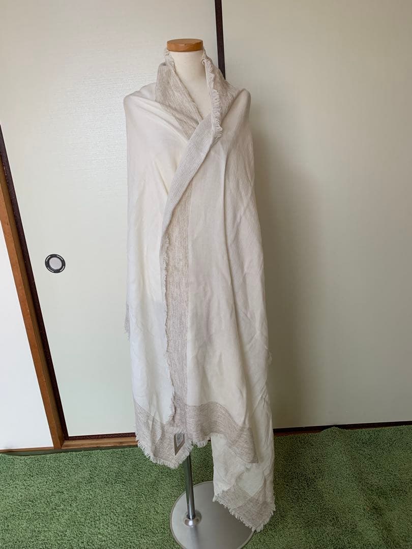 新品Natural Basicカシミヤ95％大判ストールナチュラルベーシック