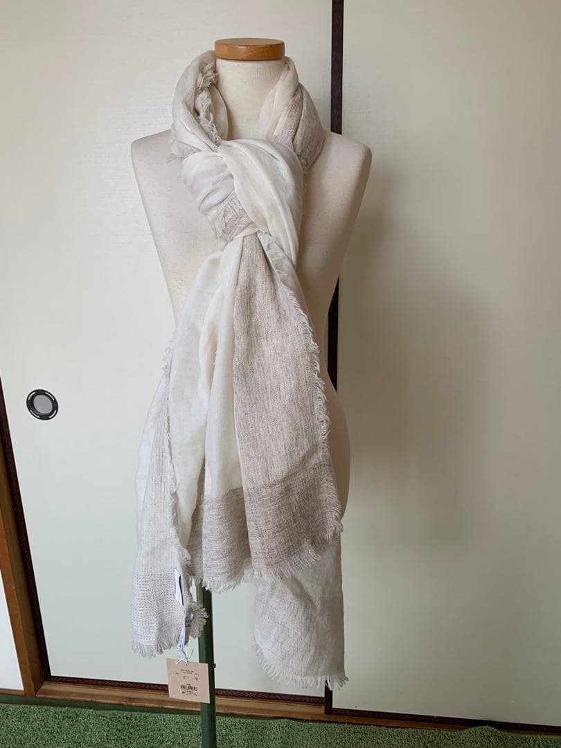 新品Natural Basicカシミヤ95％大判ストールナチュラルベーシック