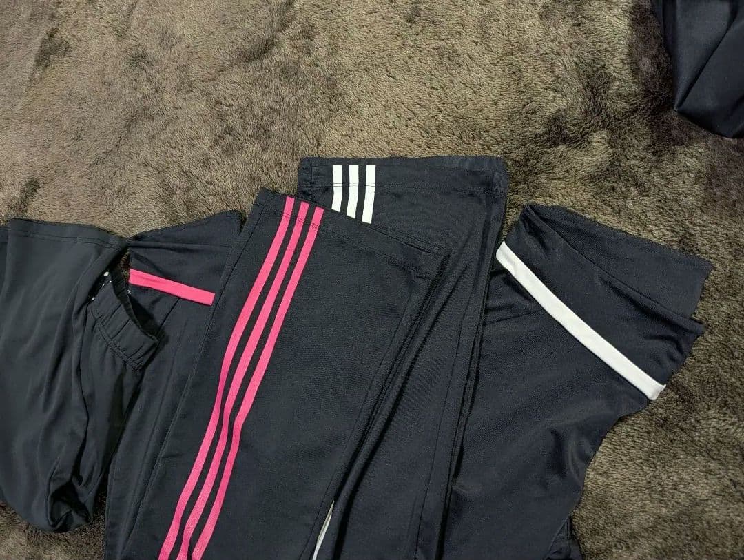 adidas トレーニングウェアセット フード付き　ジャージ 7点　まとめ売り