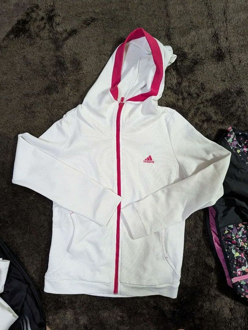 adidas トレーニングウェアセット フード付き　ジャージ 7点　まとめ売り