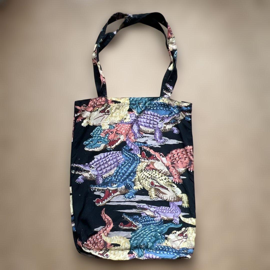 KAPITAL ワニ柄 バッグ アロハ生地