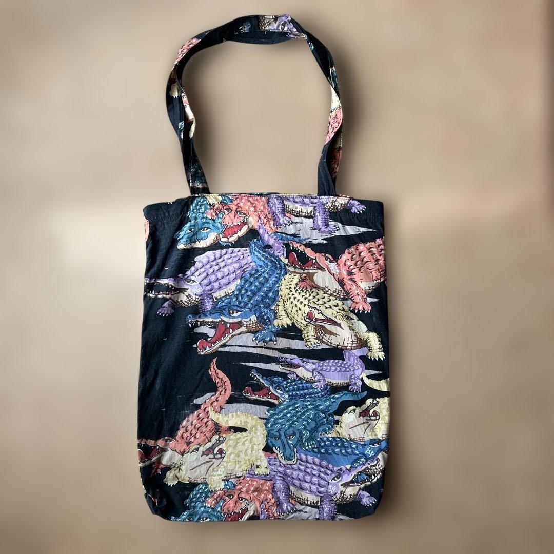 KAPITAL ワニ柄 バッグ アロハ生地