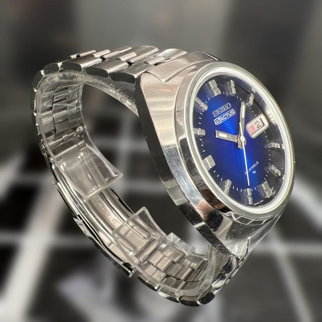 S01 SEIKO セイコー ファイブ アクタス 1975年製 メタリックブルー
