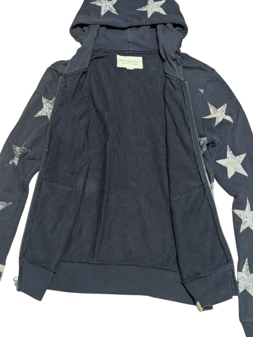 DENIM & SUPPLY Ralph Lauren 星柄 ジップパーカー