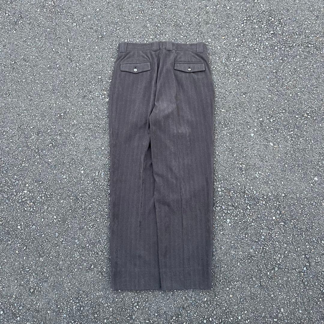 80s 90s Vintage 3タックバギーワイドスラックス ドレープ 34