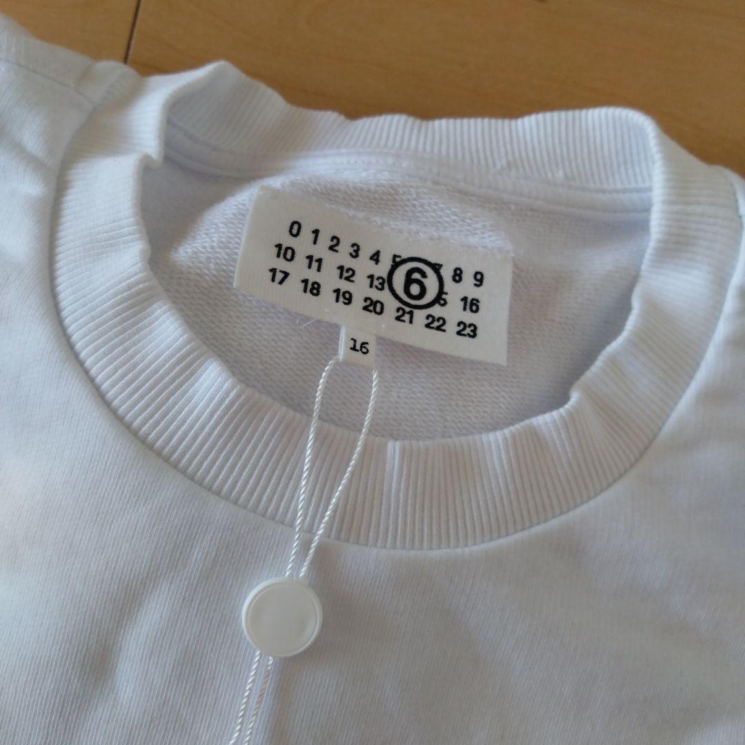 MM6 ロゴスウェット（ホワイト）