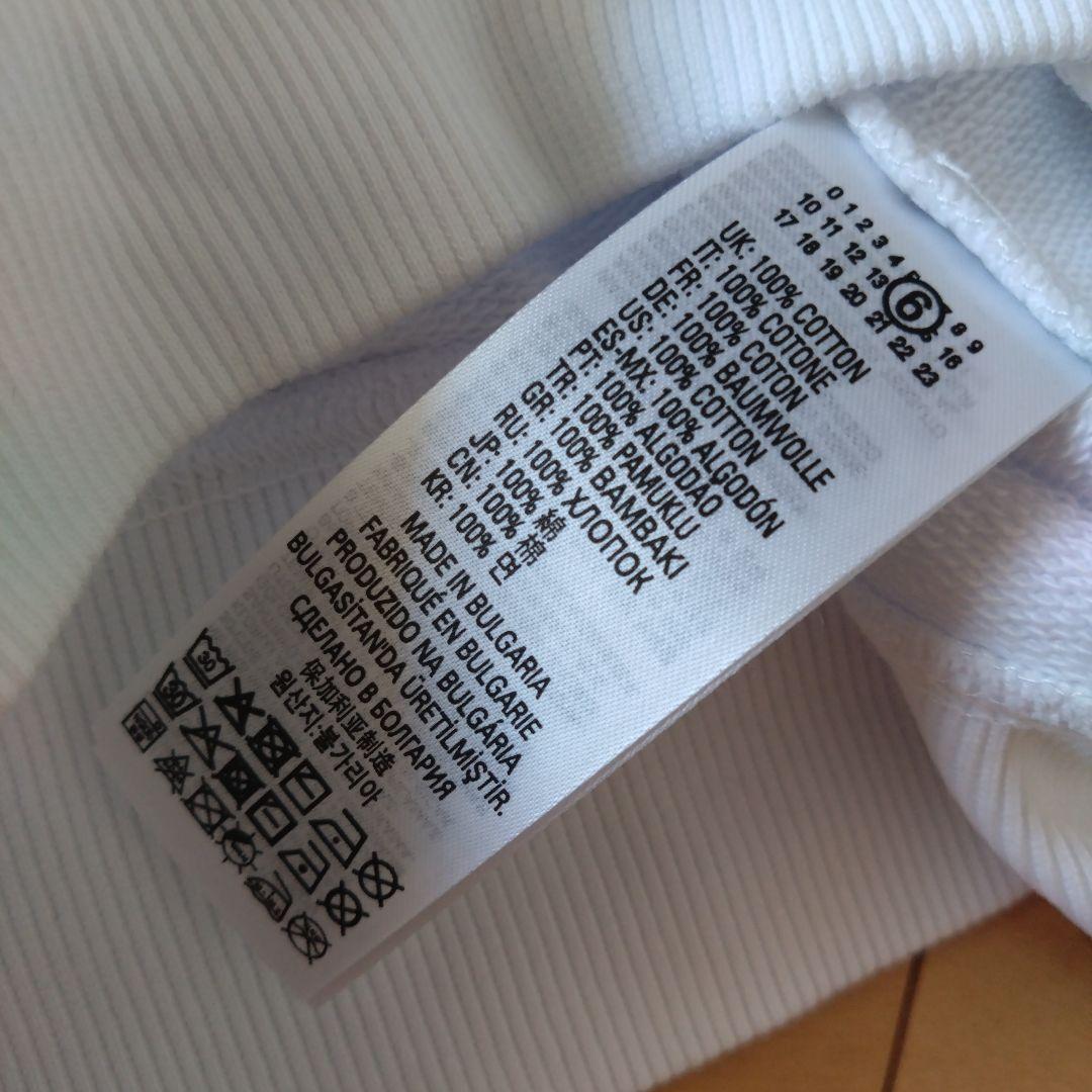 MM6 ロゴスウェット（ホワイト）