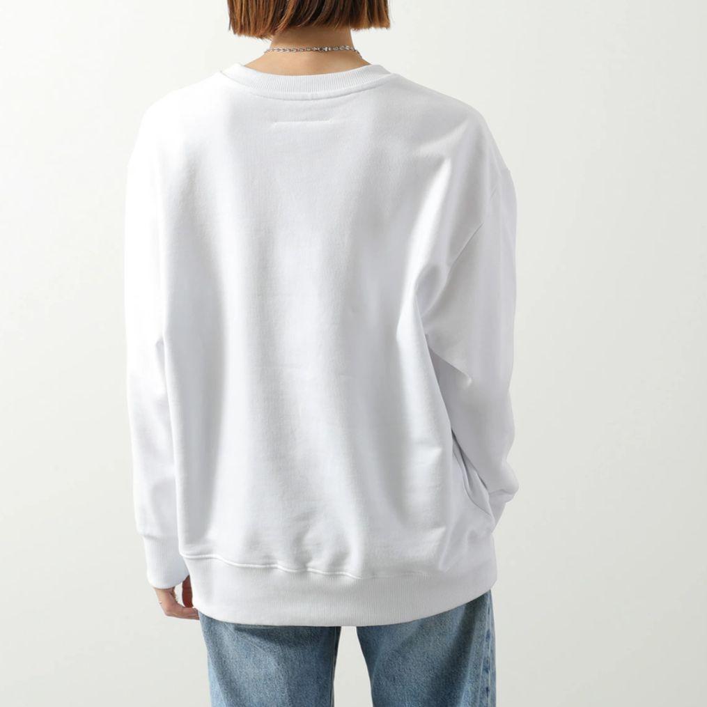 MM6 ロゴスウェット（ホワイト）