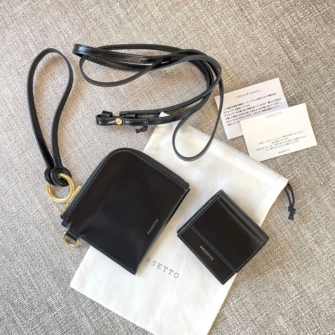 ☆新品未使用☆Spick & Span ORSETTO オルセット　財布ブラック