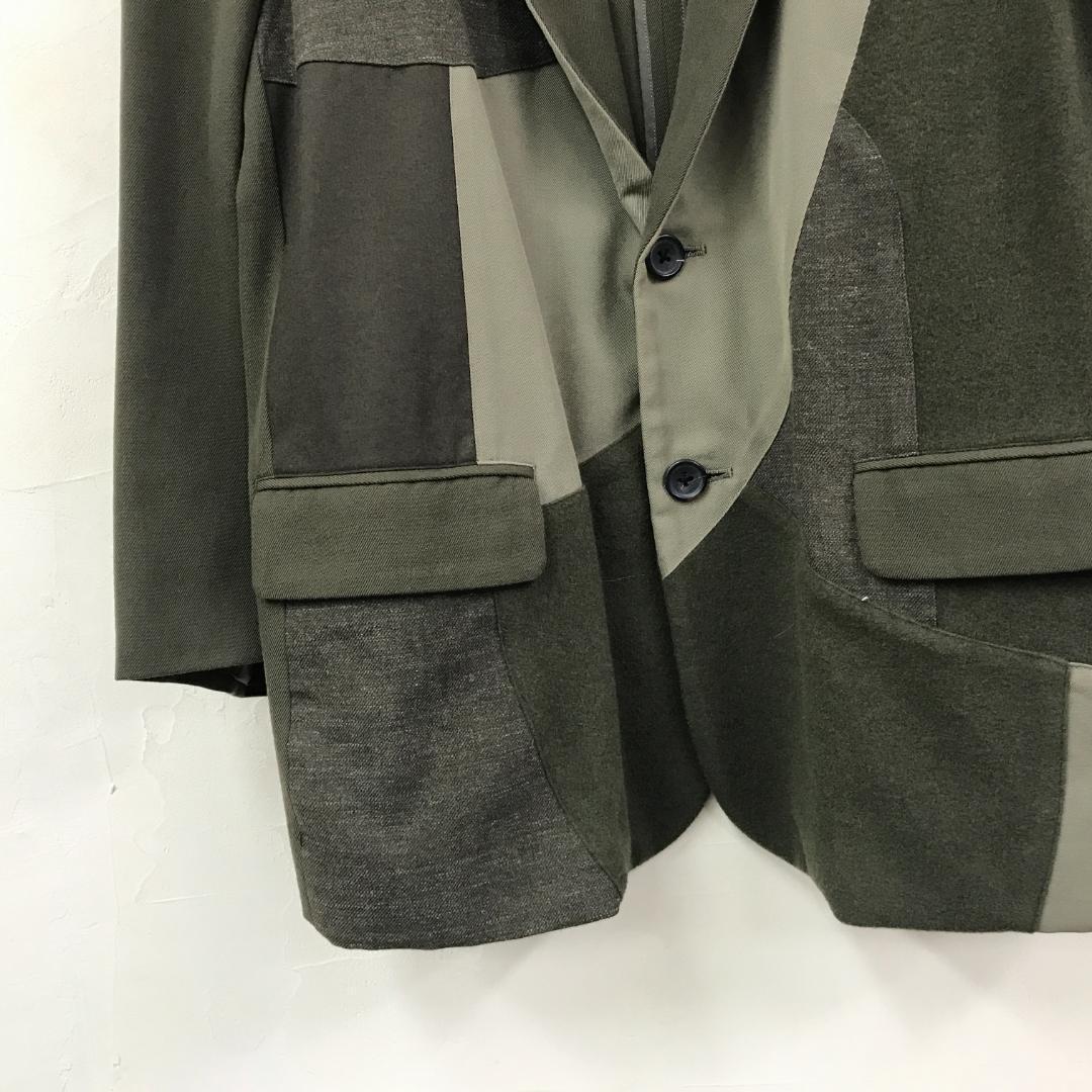 old Y's for men ヨウジヤマモト テーラードジャケット 異素材切替