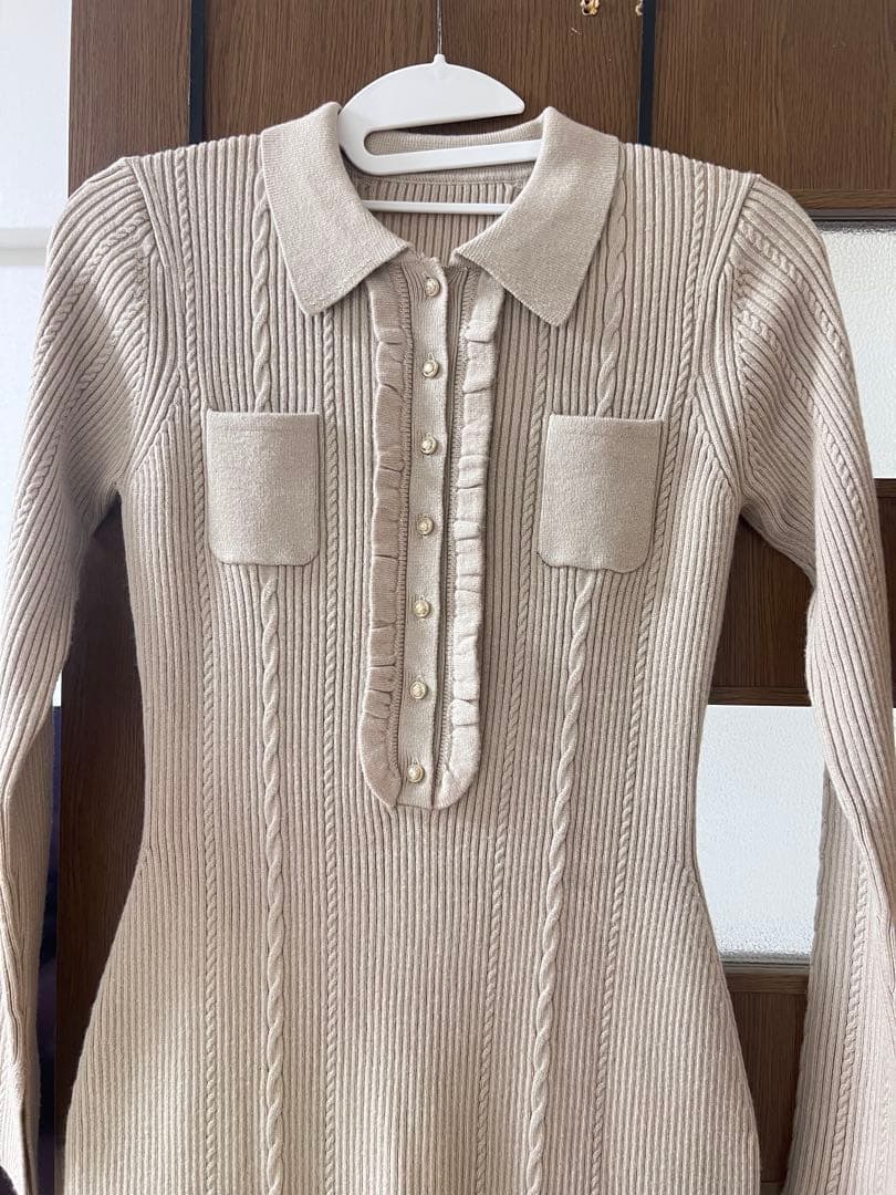 ワンピース margot knit long dress herlipto