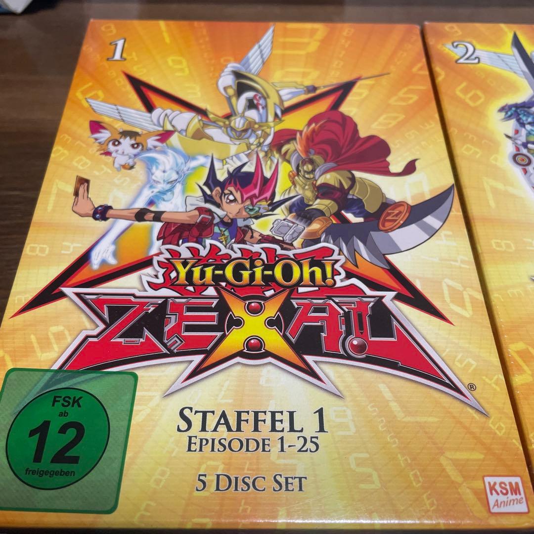 遊☆戯☆王ZEXAL」のDVDボックス　ドイツ語版