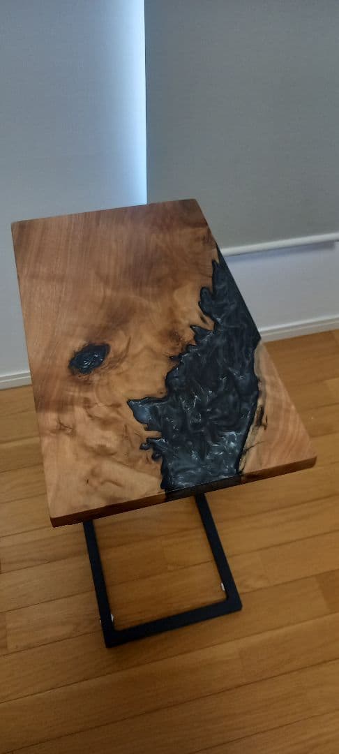 リバーテーブル　レジンテーブル　サイドテーブル