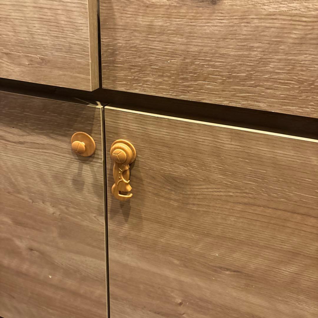 ⭐︎送料込み⭐︎木目調キッチン収納　引き出し　炊飯器置　LOWYA