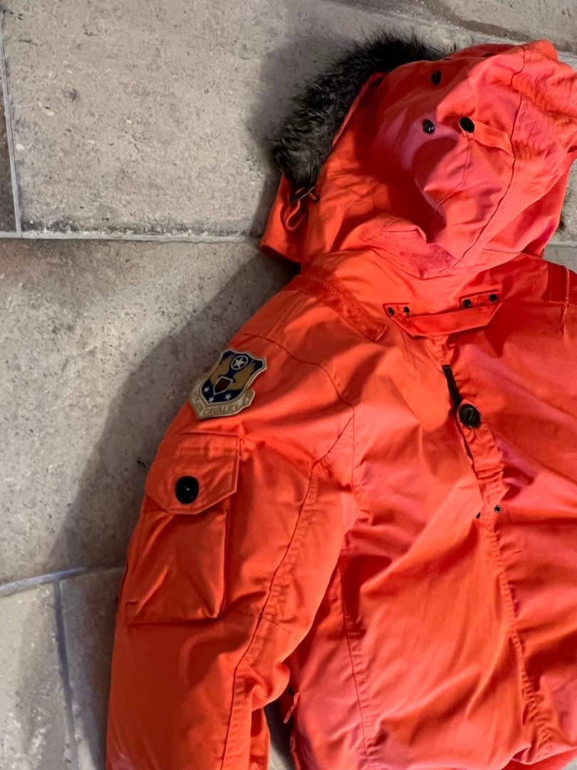 名作　超希少　POLO ラルフローレン　N2B ミリタリーフライトダウン　星条旗