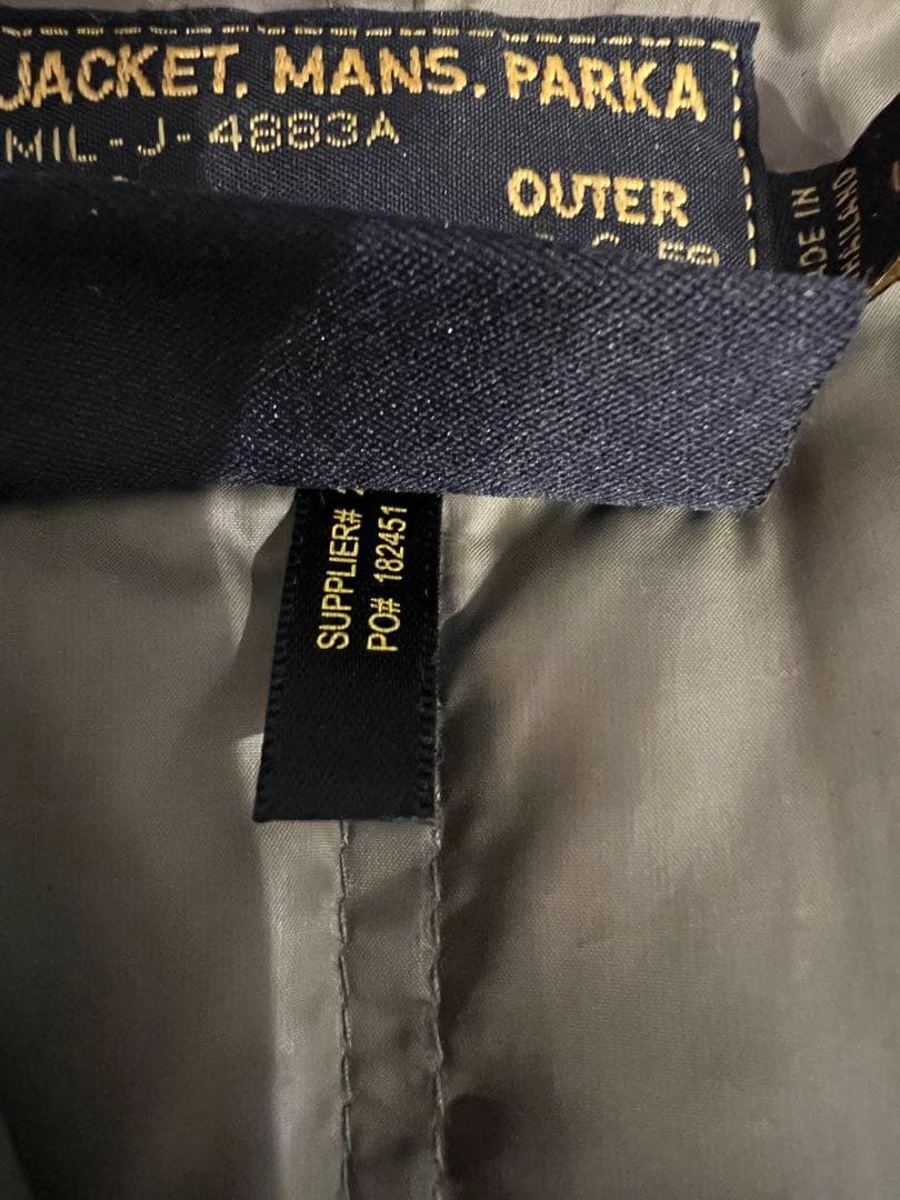 名作　超希少　POLO ラルフローレン　N2B ミリタリーフライトダウン　星条旗