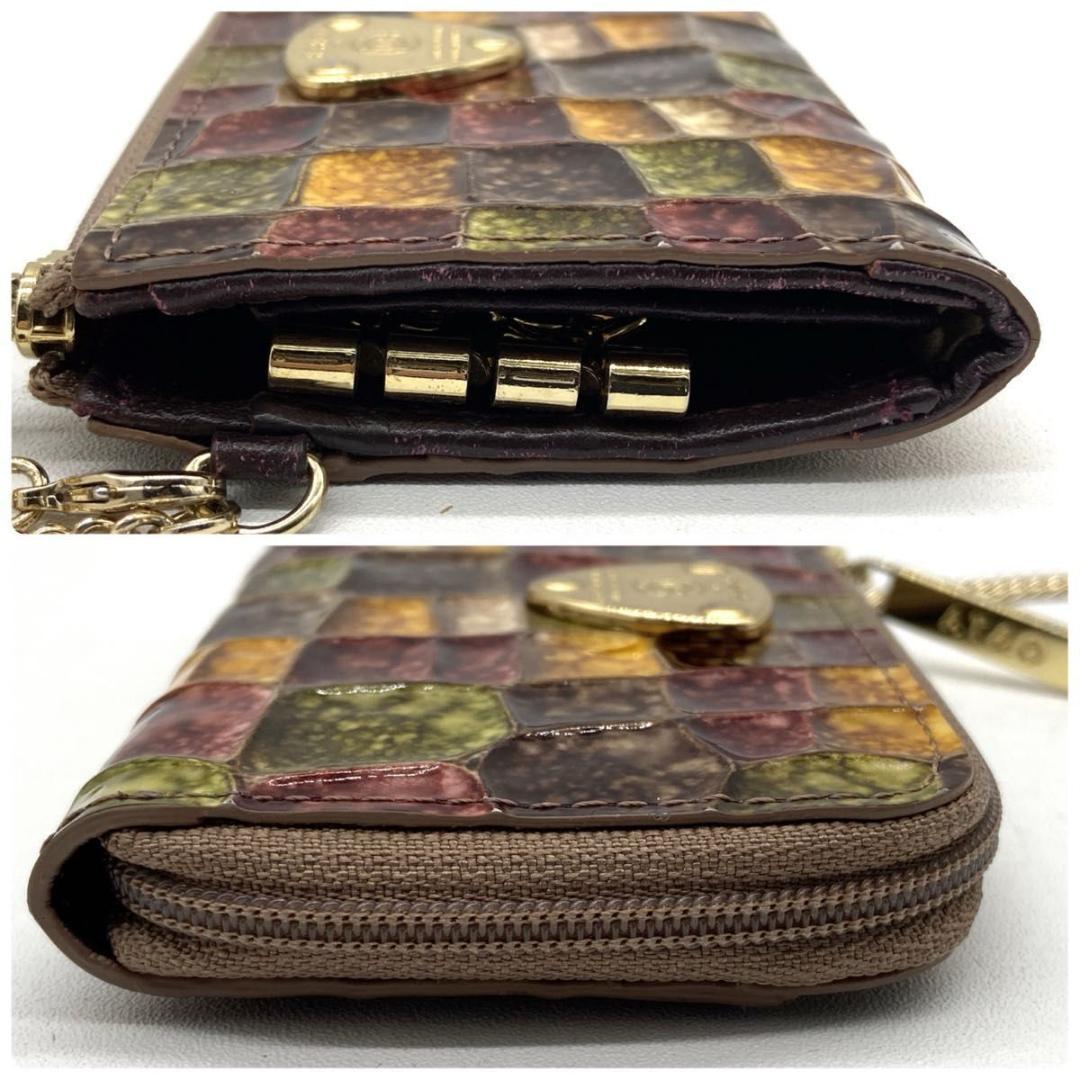 【極美品】アタオ　ベル　ヴィトロ　セピアボルドー　キーケース　ケース　付き