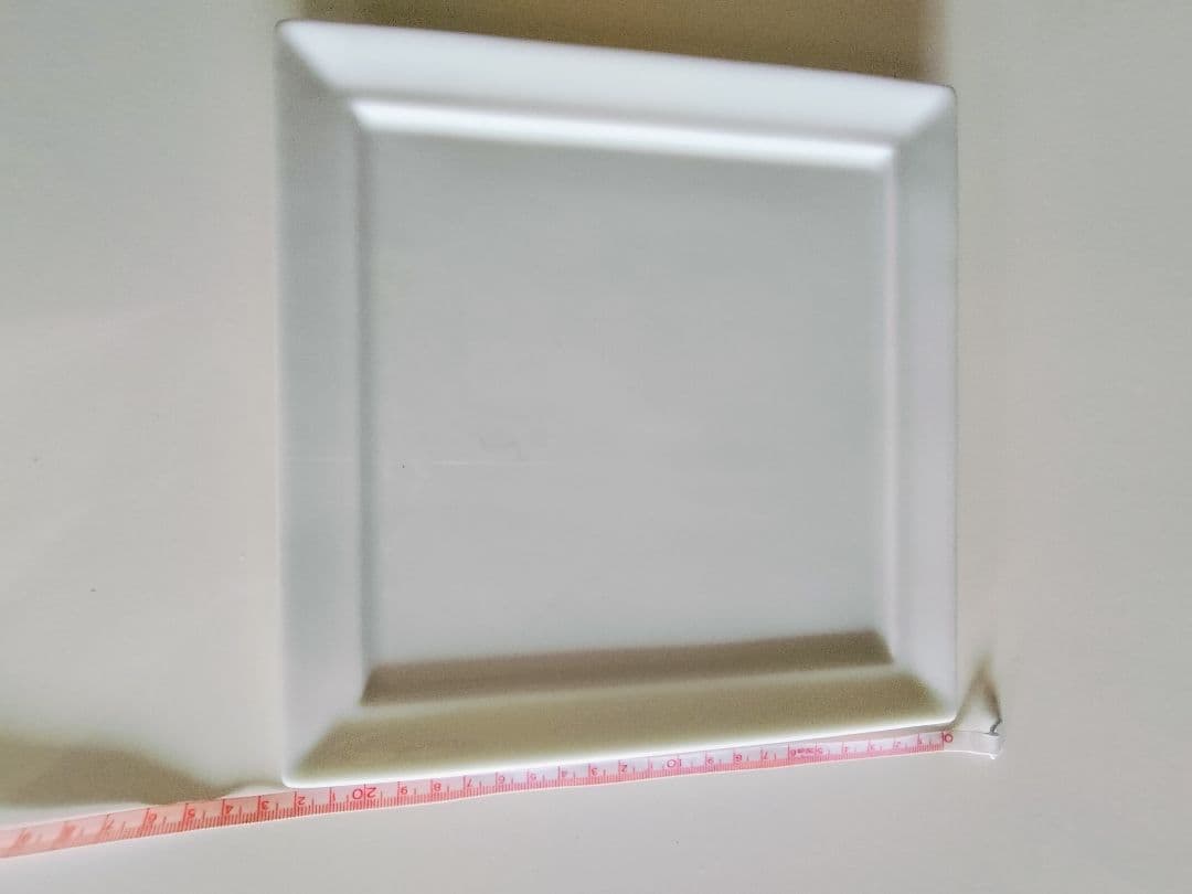 ベルナルド 四角皿 ホワイト 約27cm