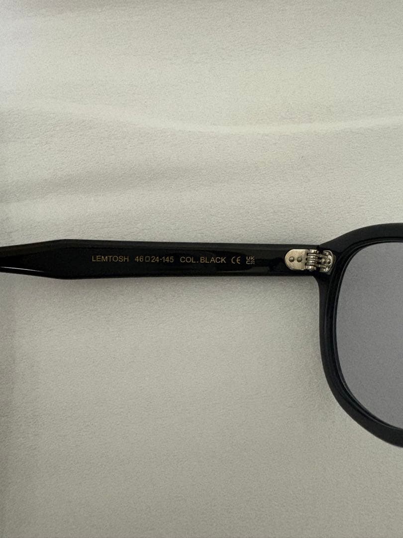 MOSCOT Lemtoshブラックサングス46□24-145 値下げ交渉可能