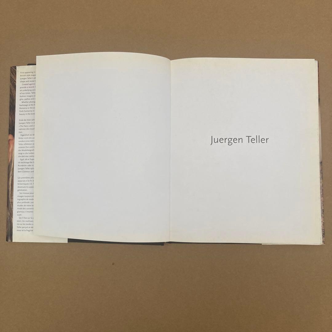 Juergen Teller ユルゲン・テラー　写真集　洋書