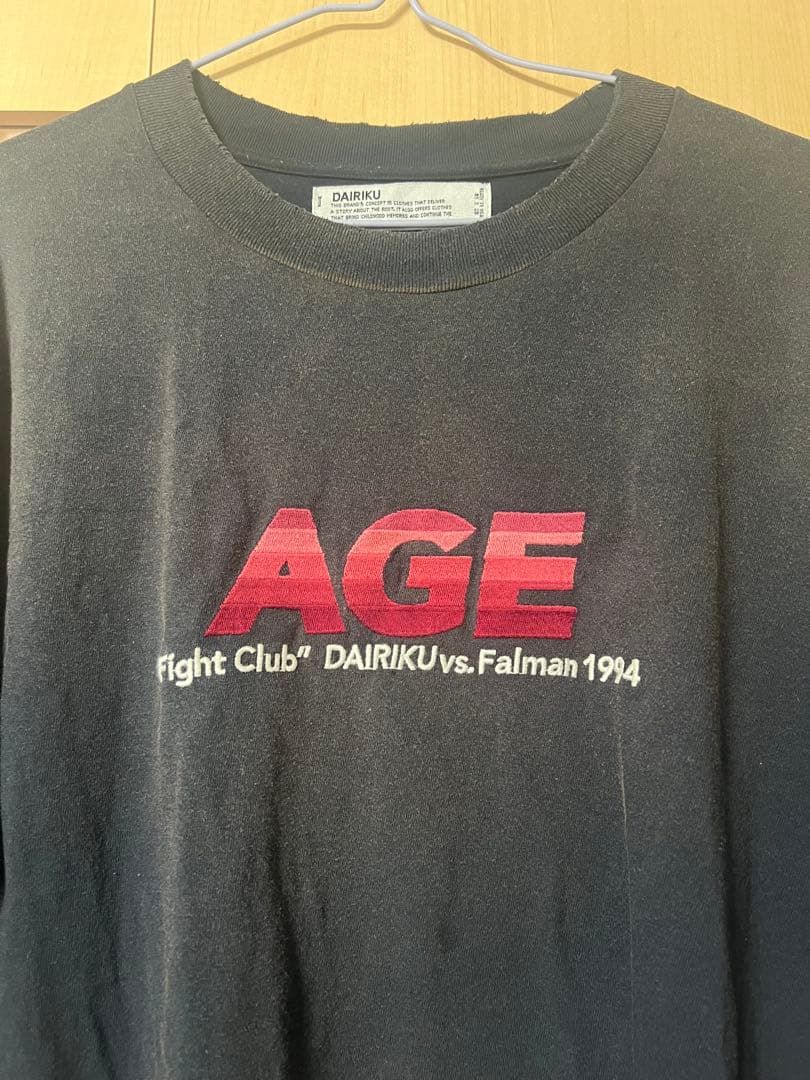 Age factory Dairiku バンT RED Mサイズ　ほぼ新品