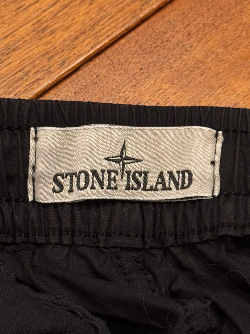 【希少】STONE  ワイドカーゴパンツ W32 ブラック 未使用級