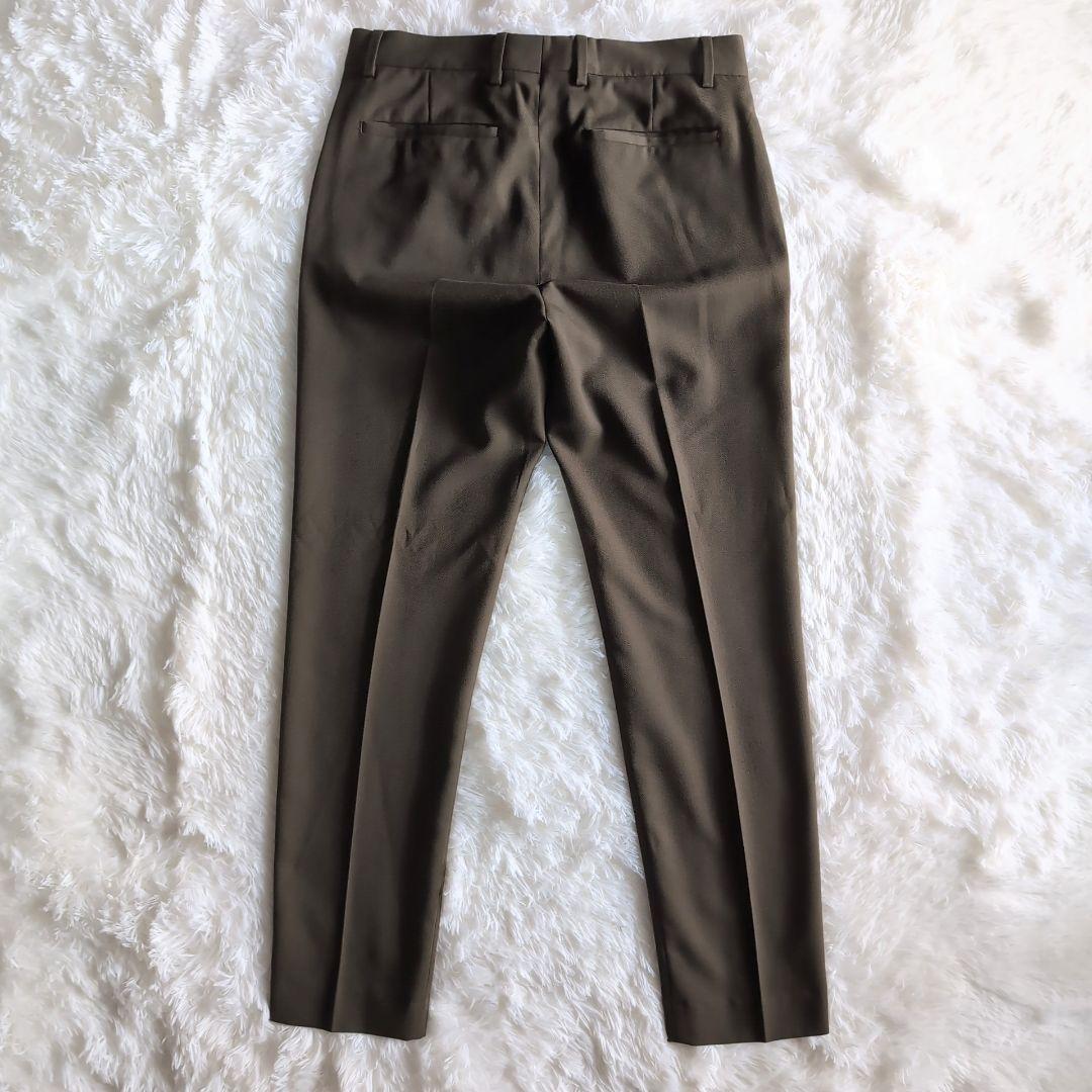 美品 ZARA シングル2B スーツ セットアップ L～XL W82cm カーキ