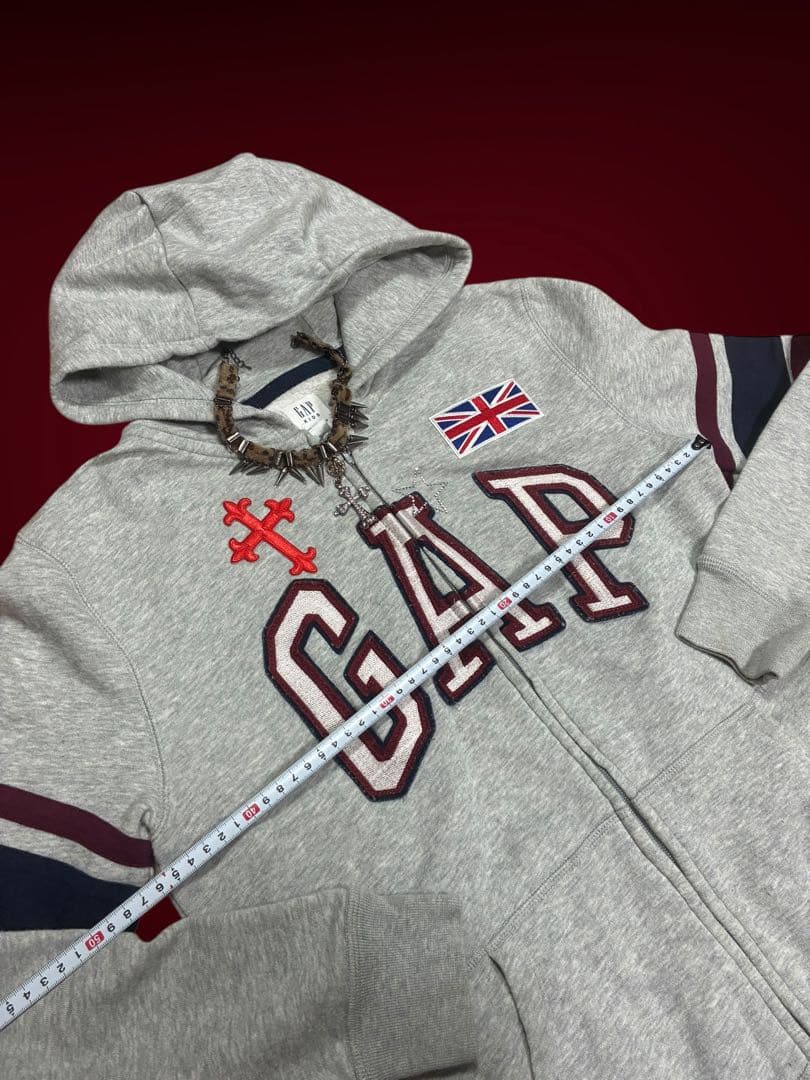 激レア✴︎y2k十字架星ビジューワッペンGAPジップフェアリーグランジ平成ギャル