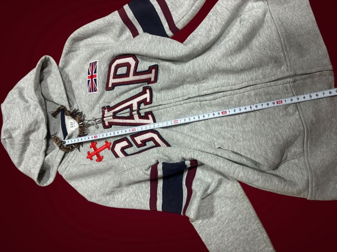 激レア✴︎y2k十字架星ビジューワッペンGAPジップフェアリーグランジ平成ギャル