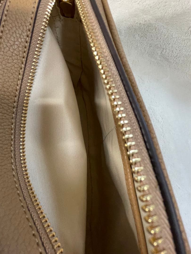 柘榴 　RALPH LAUREN ショルダーバック キャメル